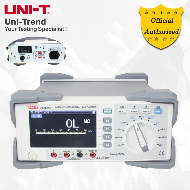UNI-T UT8804N 벤치 탑 디지털 멀티 미터 자동 범위/True RMS 디지털 벤치 탑 멀티 미터/VFC 로우 패스 필터